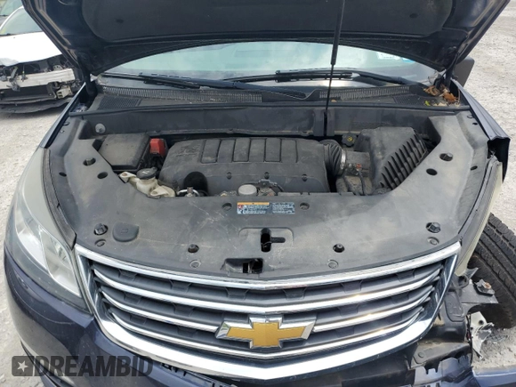 2015 Chevrolet Traverse LT with VIN 1GNKVHKDXFJ131763, listed as a Copart auction lot 61335355 with 103,291 mi miles and Salvage title. Bid and sale history available at DreamBid. Image 12.