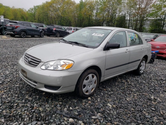 2004 Toyota Corolla CE with VIN 2T1BR32E24C299947, listed as a Copart auction lot 56100125 with 37,168 mi miles and Clean Title. Bid and sale history available at DreamBid. Image 1.