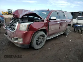 2017 GMC Yukon XL SLT with VIN 1GKS2GKC7HR327557, listed as a Copart auction lot 46244245 with 159,961 mi miles and Salvage Title. Bid and sale history available at carsss.com. Image 1.