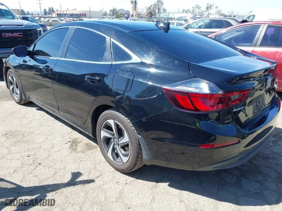 2022 Honda Insight EX with VIN 19XZE4F55NE009598, listed as a IAAI auction lot 41871566 with 82,758 mi miles. Bid and sale history available at carsss.com. Image 3.