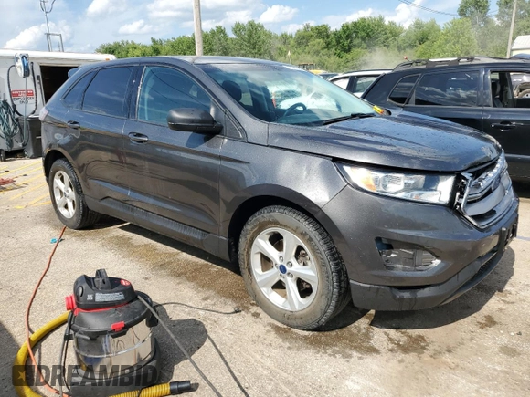 2016 Ford Edge SE with VIN 2FMPK3G91GBB37385, listed as a Copart auction lot 62074095 with 63,124 mi miles and Salvage title. Bid and sale history available at DreamBid. Image 4.