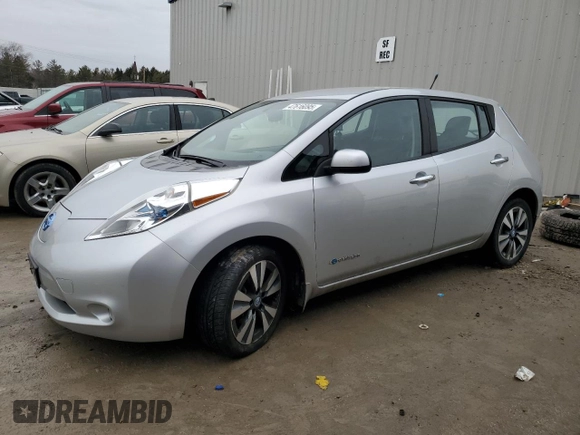 2013 Nissan LEAF S with VIN 1N4AZ0CP4DC402150, listed as a Copart auction lot 47616095 with 97,152 mi miles and Non Repairable. Bid and sale history available at carsss.com. Image 1.
