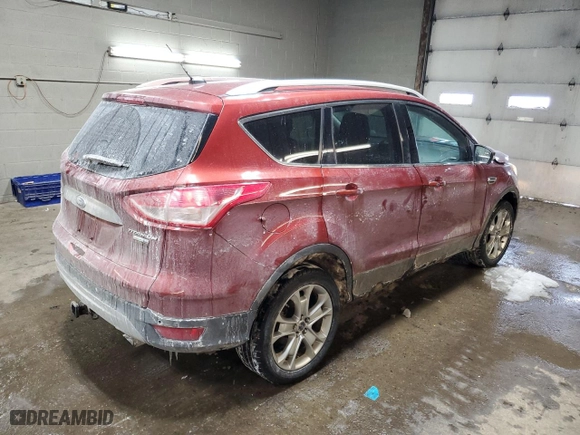 2016 Ford Escape Titanium with VIN 1FMCU9J96GUC49257, listed as a Copart auction lot 46104145 with 119,142 mi miles and Salvage Title. Bid and sale history available at carsss.com. Image 3.