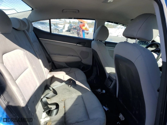 2017 Hyundai Elantra SE with VIN KMHD74LF4HU329532, listed as a Copart auction lot 45881505 with 0 mi miles and Salvage Title. Bid and sale history available at carsss.com. Image 11.