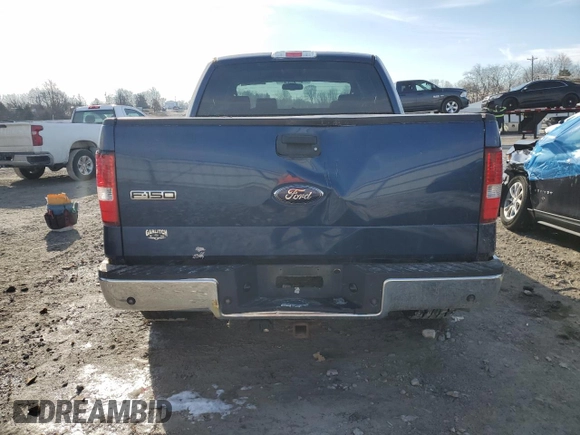 2008 Ford F-150 XL with VIN 1FTRW14W28FB58584, listed as a Copart auction lot 46130185 with 206,861 mi miles and Salvage Title. Bid and sale history available at carsss.com. Image 6.