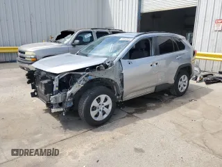 2019 Toyota RAV4 LE with VIN JTMH1RFV0KJ006644, listed as a Copart auction lot 59546835 with 101,050 mi miles and Salvage title. Bid and sale history available at DreamBid. Image 1.