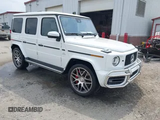 2021 Mercedes-Benz G 63 AMG with VIN W1NYC7HJ9MX417011, listed as a IAAI auction lot 42414126 with 20,226 mi miles and . Bid and sale history available at DreamBid. Image 1.