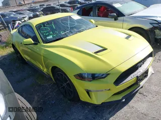 2021 Ford Mustang EcoBoost with VIN 1FA6P8TH8M5144464, listed as a IAAI auction lot 41566467 with 40,758 mi miles. Bid and sale history available at carsss.com. Image 1.