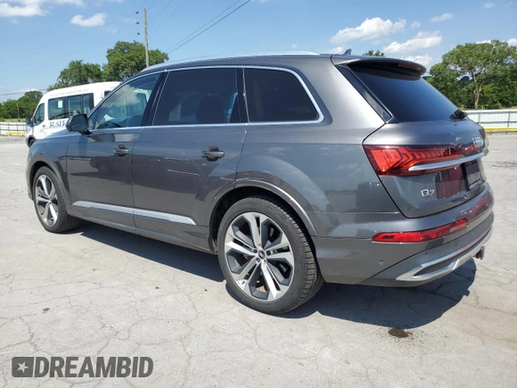 2020 Audi Q7 Prestige with VIN WA1VXAF77LD005098, listed as a Copart auction lot 64656425 with 74,368 mi miles and Clean title. Bid and sale history available at DreamBid. Image 2.