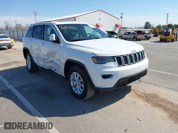 2022 Jeep Grand Cherokee Laredo X z VIN 1C4RJFAG7NC149692, wystawiony jako IAAI lot #42119197 z przebiegiem 37 835 mil mil oraz . Historia ofert i sprzedaży dostępna na DreamBid. Obrazek 1.