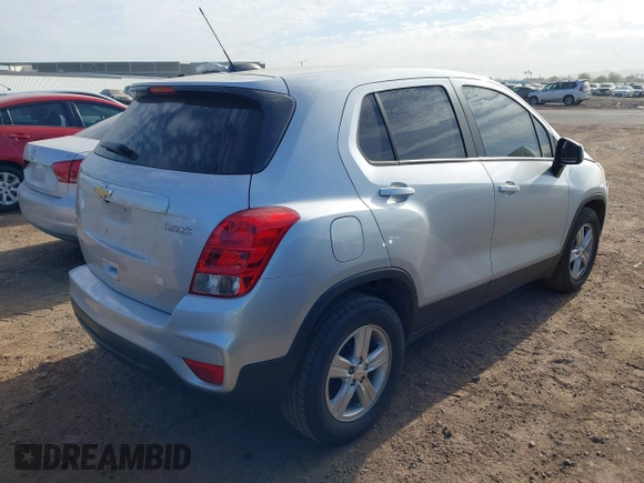 2022 Chevrolet Trax LS with VIN KL7CJKSMXNB555858, listed as a IAAI auction lot 41535285 with 75,468 mi miles and . Bid and sale history available at DreamBid. Image 4.