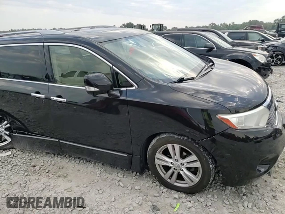 2015 Nissan Quest SV with VIN JN8AE2KP4F9126754, listed as a Copart auction lot 69391534 with 109,082 mi miles and Salvage Title. Bid and sale history available at carsss.com. Image 12.