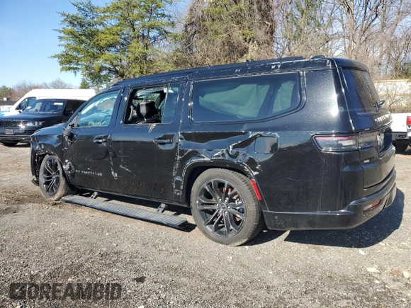 2024 Jeep Grand Wagoneer Series II with VIN 1C4SJSFP1RS120557, listed as a Copart auction lot 50413175 with 26,448 mi miles and Clean title. Bid and sale history available at DreamBid. Image 2.