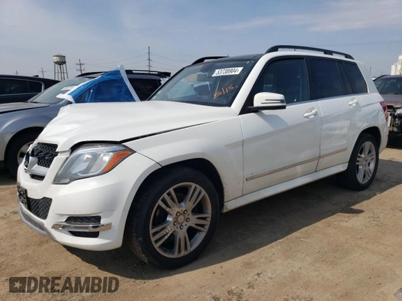 2015 Mercedes-Benz GLK 350 with VIN WDCGG8JB9FG395167, listed as a Copart auction lot 53738904 with 102,778 mi miles and Salvage Title. Bid and sale history available at DreamBid. Image 1.