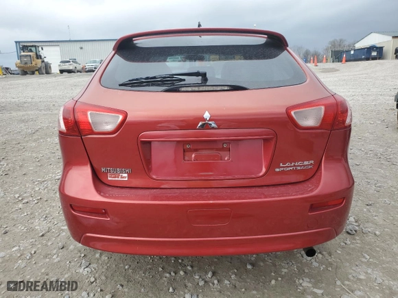 2012 Mitsubishi Lancer Sportback ES with VIN JA32X2HU3CU016339, listed as a Copart auction lot 43644515 with 106,528 mi miles and Salvage Title. Bid and sale history available at carsss.com. Image 6.