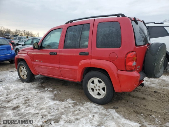 2003 Jeep Liberty Limited with VIN 1J4GL58K23W582283, listed as a Copart auction lot 87820485 with 224,359 mi miles and Salvage Title. Bid and sale history available at carsss.com. Image 2.