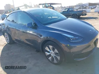 2023 Tesla Model Y Long Range with VIN 7SAYGAEE5PF964083, listed as a IAAI auction lot 41365919 with 26,008 mi miles and . Bid and sale history available at carsss.com. Image 1.