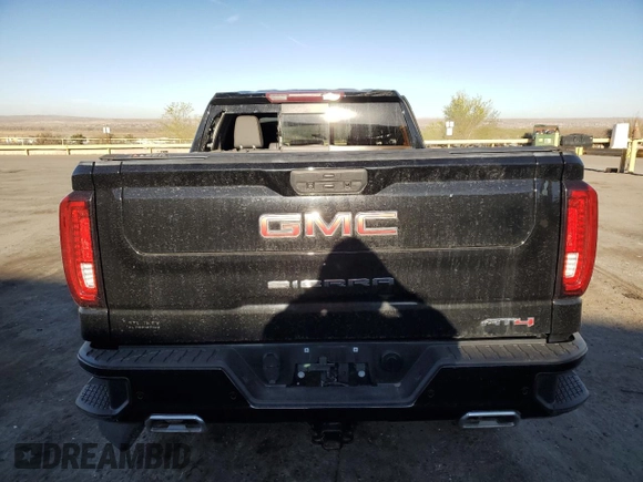2021 GMC Sierra 1500 AT4 with VIN 3GTU9EET9MG326162, listed as a Copart auction lot 50623465 with 68,723 mi miles and Salvage Title. Bid and sale history available at carsss.com. Image 6.
