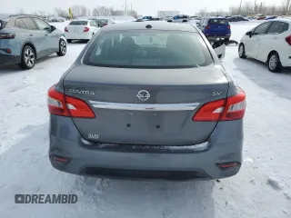 2017 Nissan Sentra S with VIN 3N1AB7AP3HY386307, listed as a Copart auction lot 45394025 with 196,135 mi miles and Salvage Title. Bid and sale history available at carsss.com. Image 6.