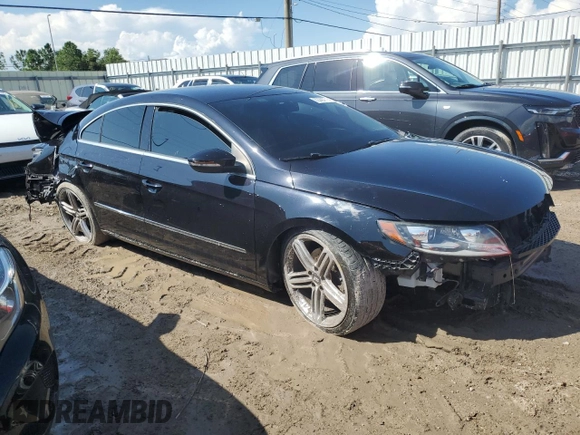 2014 Volkswagen CC Sport with VIN WVWBN7AN6EE531288, listed as a Copart auction lot 73797714 with 56,331 mi miles and Salvage Title. Bid and sale history available at DreamBid. Image 4.