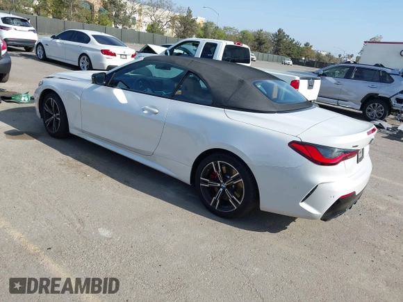 2024 BMW 4 Series M440i xDrive с VIN WBA63AT04RCP14967, выставлен на аукционе IAAI как лот 42031020 с пробегом Не указан миль и . История ставок и продаж доступна на DreamBid. Изображение 3.