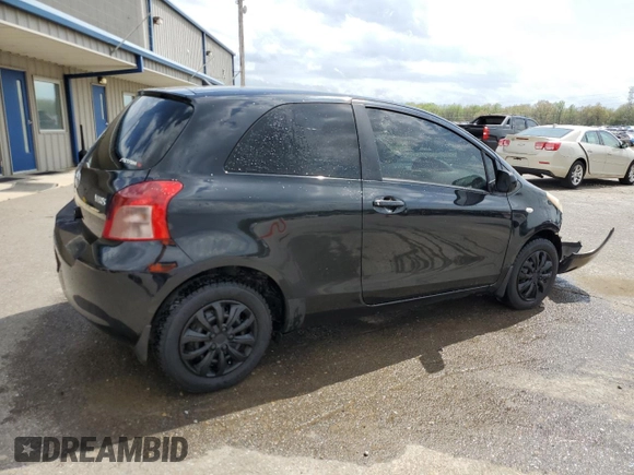 2007 Toyota Yaris with VIN JTDJT923775124464, listed as a Copart auction lot 51673915 with 159,917 mi miles and Salvage Title. Bid and sale history available at carsss.com. Image 3.
