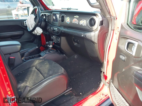 2021 Jeep Wrangler Unlimited Sport S z VIN 1C4HJXDN6MW685705, wystawiony jako IAAI lot #42344146 z przebiegiem 53 859 mil mil oraz . Historia ofert i sprzedaży dostępna na DreamBid. Obrazek 5.