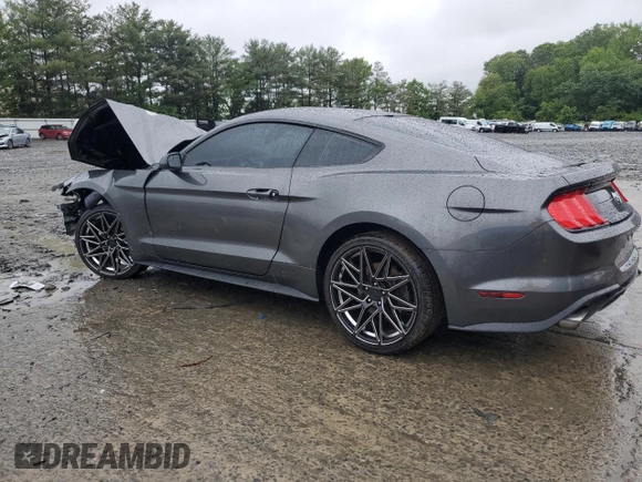2018 Ford Mustang EcoBoost with VIN 1FA6P8TH9J5101649, listed as a Copart auction lot 57982535 with Not provided miles and Salvage title. Bid and sale history available at DreamBid. Image 2.