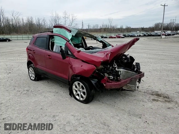 2020 Ford EcoSport SE with VIN MAJ6S3GL2LC341902, listed as a Copart auction lot 53675355 with 56,994 mi miles and Non Repairable. Bid and sale history available at carsss.com. Image 14.