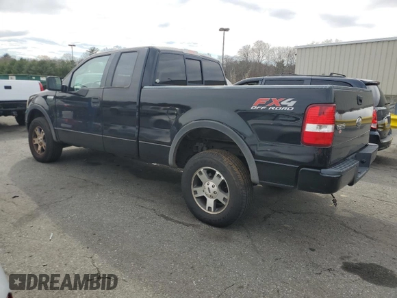 2004 Ford F-150 XLT with VIN 1FTPX14574NA88236, listed as a Copart auction lot 47227265 with 129,660 mi miles and Salvage Title. Bid and sale history available at carsss.com. Image 2.