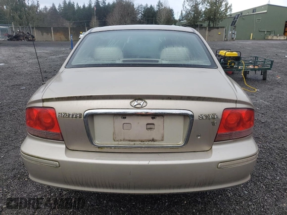 2005 Hyundai Sonata GL with VIN KMHWF25H35A203657, listed as a Copart auction lot 86774344 with 171,850 mi miles and Salvage Title. Bid and sale history available at carsss.com. Image 6.
