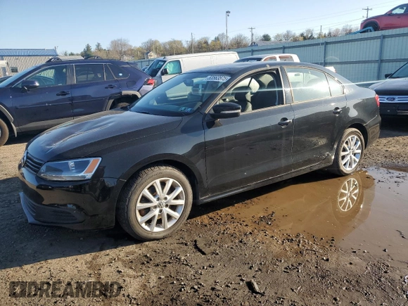 2011 Volkswagen Jetta Sedan SE w/Convenience & Sunroof PZEV with VIN 3VWDZ7AJ0BM364987, listed as a Copart auction lot 53563575 with 76,843 mi miles and Salvage Title. Bid and sale history available at carsss.com. Image 1.