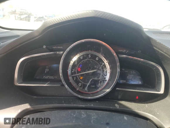 2015 Mazda 3 S Grand Touring with VIN JM1BM1W31F1232260, listed as a Copart auction lot 52382145 with 158,986 mi miles and Salvage Title. Bid and sale history available at DreamBid. Image 9.