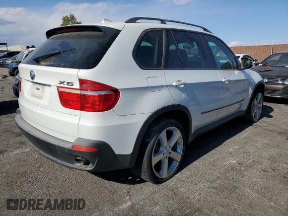 2007 BMW X5 3.0si with VIN 5UXFE43577L018075, listed as a Copart auction lot 81005304 with 128,100 mi miles and Salvage Title. Bid and sale history available at carsss.com. Image 3.