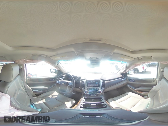 2015 Chevrolet Suburban LTZ with VIN 1GNSKKKC1FR659707, listed as a Copart auction lot 50202895 with 91,680 mi miles and Salvage Title. Bid and sale history available at DreamBid. Image 13.
