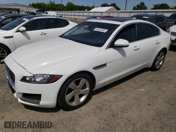 2018 Jaguar XF 25t with VIN SAJBR4FX3JCY61622, listed as a Copart auction lot 51515343 with 67,688 mi miles. Bid and sale history available at carsss.com. Image 1.