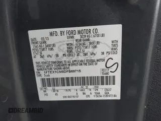 2013 Ford F-150 XL with VIN 1FTEX1CM5DFB69715, listed as a IAAI auction lot 41259318 with 176,916 mi miles. Bid and sale history available at carsss.com. Image 9.