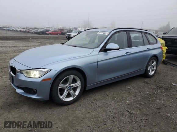 2014 BMW 3 Series 328d xDrive with VIN WBA3K5C50EKT33075, listed as a Copart auction lot 83394284 with 132,434 mi miles and Clean title. Bid and sale history available at DreamBid. Image 1.