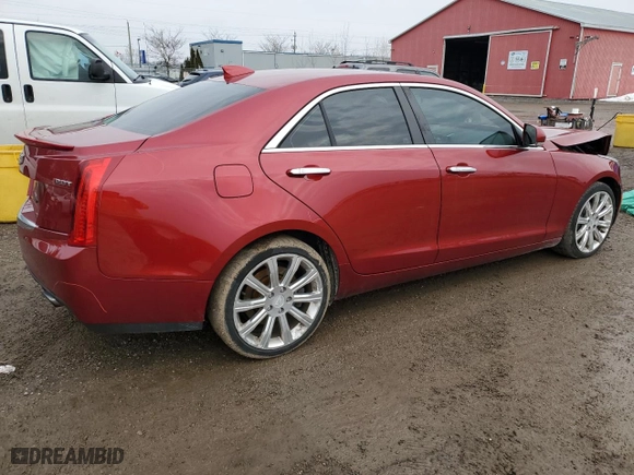 2017 Cadillac ATS Sedan Luxury AWD with VIN 1G6AH5RXXH0197266, listed as a Copart auction lot 85481084 with 125,438 mi miles and Salvage Title. Bid and sale history available at carsss.com. Image 3.