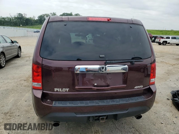 2013 Honda Pilot EX-L with VIN 5FNYF4H59DB049519, listed as a Copart auction lot 61036195 with 119,253 mi miles and Non repairable. Bid and sale history available at DreamBid. Image 6.