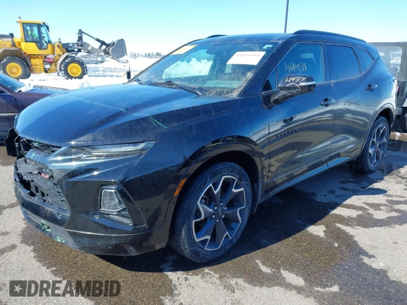 2019 Chevrolet Blazer RS with VIN 3GNKBJRS2KS654806, listed as a IAAI auction lot 41694939 with 107,436 mi miles and . Bid and sale history available at DreamBid. Image 17.