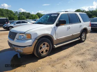 2004 Ford Expedition Eddie Bauer z VIN 1FMFU17L24LA61659, wystawiony jako Copart lot #55598735 z przebiegiem 161 907 mil mil oraz Szkoda całkowita • Salvage title. Historia ofert i sprzedaży dostępna na DreamBid. Obrazek 1.