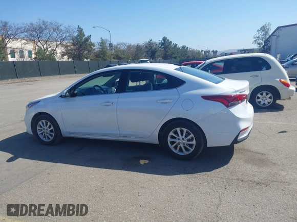 2022 Hyundai Accent SE with VIN 3KPC24A61NE178497, listed as a IAAI auction lot 41814752 with 21,267 mi miles. Bid and sale history available at carsss.com. Image 14.