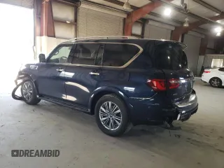 2021 Infiniti QX80 LUXE with VIN JN8AZ2AE9M9270267, listed as a Copart auction lot 49732583 with 44,104 mi miles. Bid and sale history available at carsss.com. Image 2.