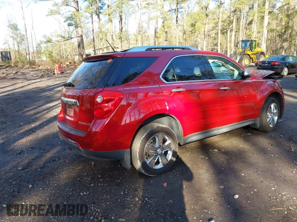 2013 Chevrolet Equinox LTZ with VIN 2GNALFEK0D6346773, listed as a IAAI auction lot 41844599 with 86,844 mi miles. Bid and sale history available at carsss.com. Image 4.
