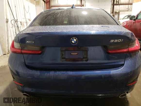 2021 BMW 3 Series 330i xDrive with VIN 3MW5R7J05M8B65599, listed as a Copart auction lot 51707945 with 50,278 mi miles and Salvage Title. Bid and sale history available at DreamBid. Image 6.