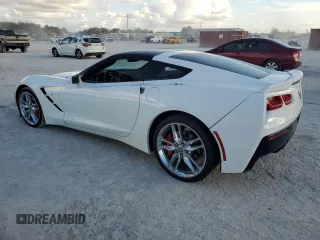 2016 Chevrolet Corvette 2LT with VIN 1G1YC2D75G5107399, listed as a Copart auction lot 85812744 with 27,805 mi miles and Salvage Title. Bid and sale history available at carsss.com. Image 2.