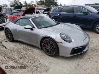 2024 Porsche 911 Carrera S with VIN WP0CB2A90RS245379, listed as a Copart auction lot 74399684 with 1,465 mi miles and Non Repairable. Bid and sale history available at carsss.com. Image 4.