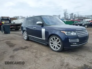 2016 Land Rover Range Rover Diesel HSE with VIN SALGS2KF7GA289736, listed as a IAAI auction lot 42016646 with 146,366 mi miles. Bid and sale history available at carsss.com. Image 1.