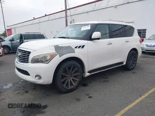 2011 Infiniti QX56 7-passenger with VIN JN8AZ2NF6B9503120, listed as a IAAI auction lot 40366429 with 197,571 mi miles and . Bid and sale history available at DreamBid. Image 17.